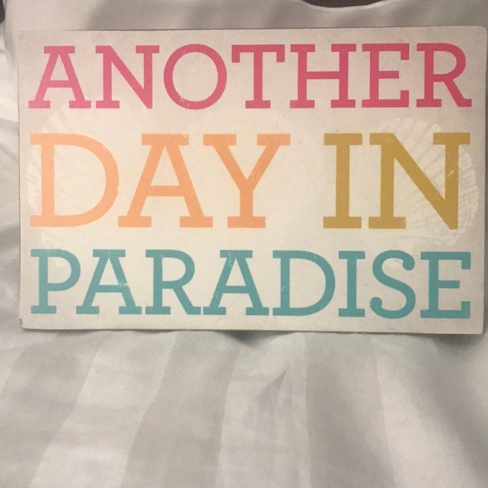 An awesome wooden sign!